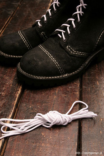 ホワイトコットンシューレース