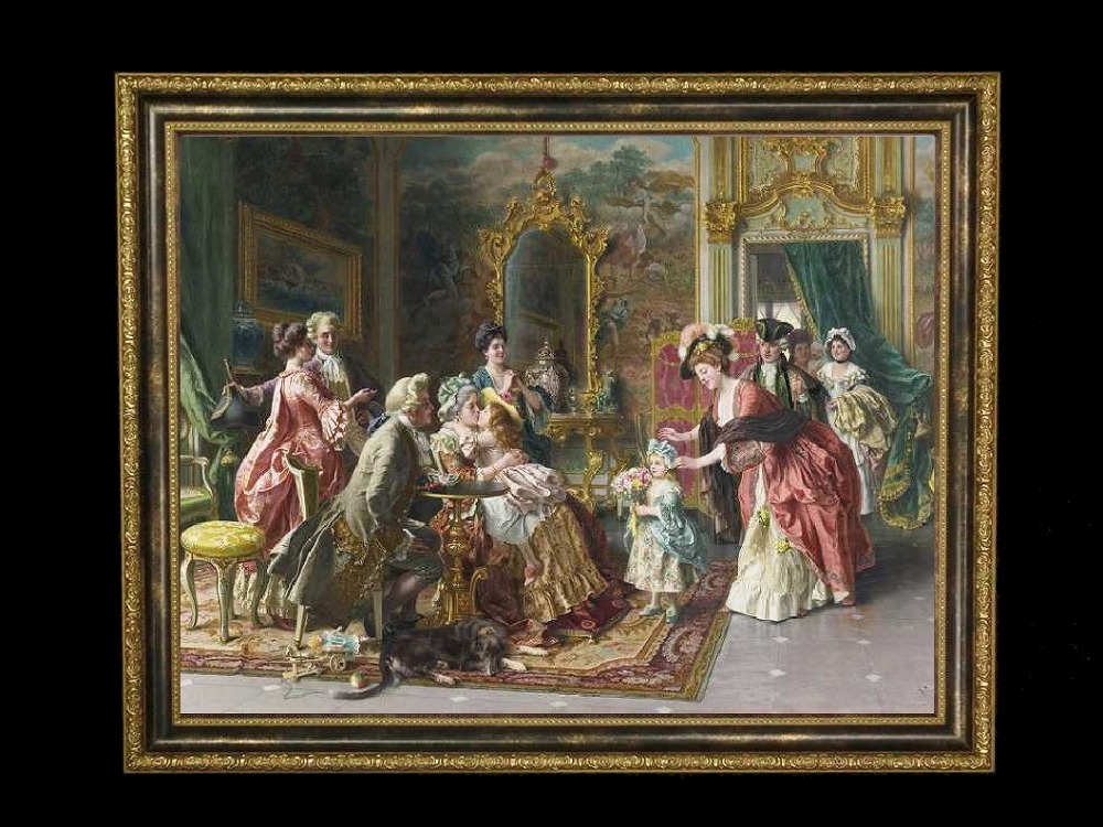 fu-collection】 ヨーロッパ名画 貴族・貴婦人 0259S 送料無料 輸入