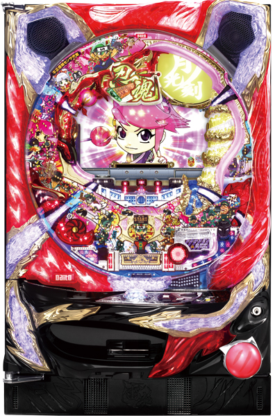 大都技研 CR忍魂99ver. 中古パチンコ実機 [枠名：雷炎] [4ch対応] 中古