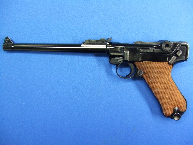 ルガーP08 8インチ スチールフィニッシュ アメリカンウォールナット