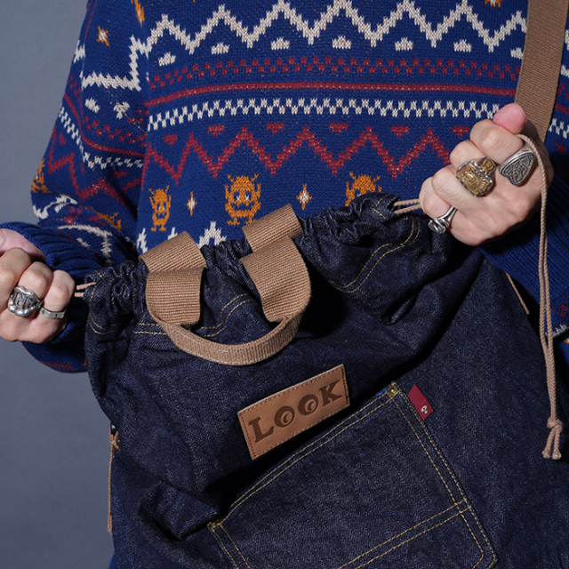 WRD53G06 /「LOOK INVADING - DENIM SHOULDER BAG / INDIGO」デニム