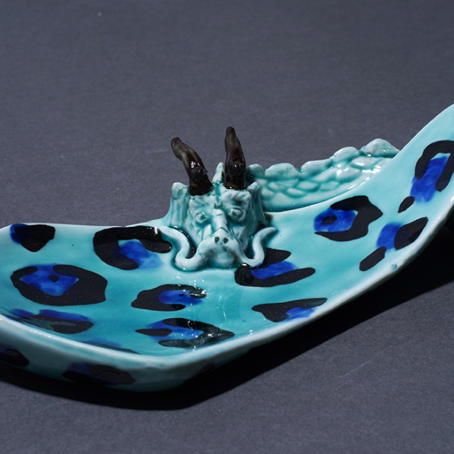 BLACKBOOTS CERAMICS×AMERICAN WANNABE /「LEOPARD DRAGON TIE INCENSE