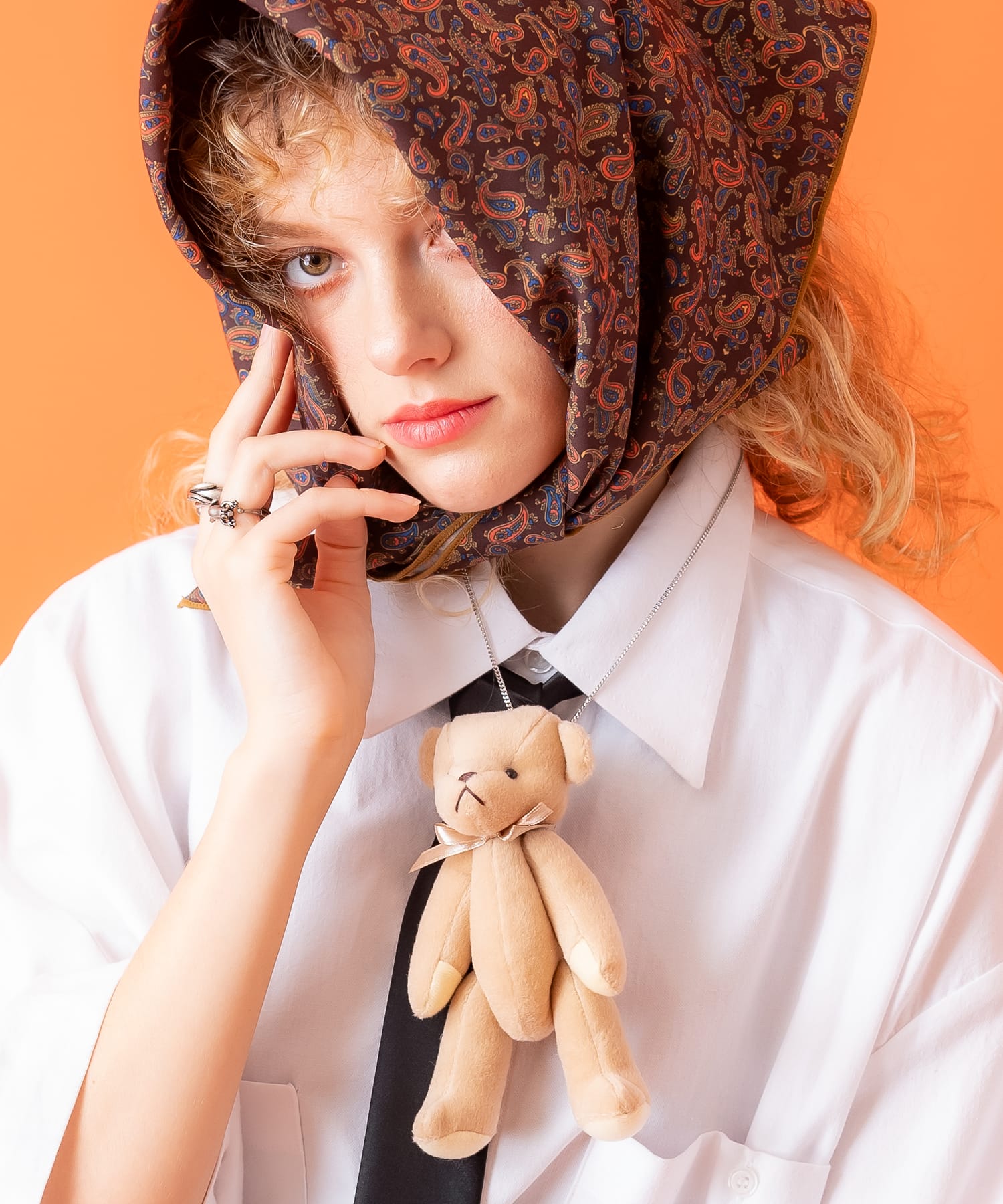 テディベアぬいぐるみネックレス / (50cm チェーン) メンズ レディース