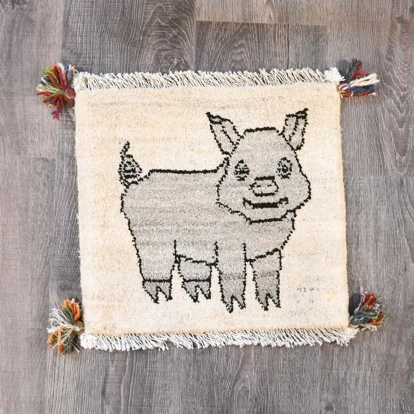 イラン 新品 ウール オリジナルミニギャッベ