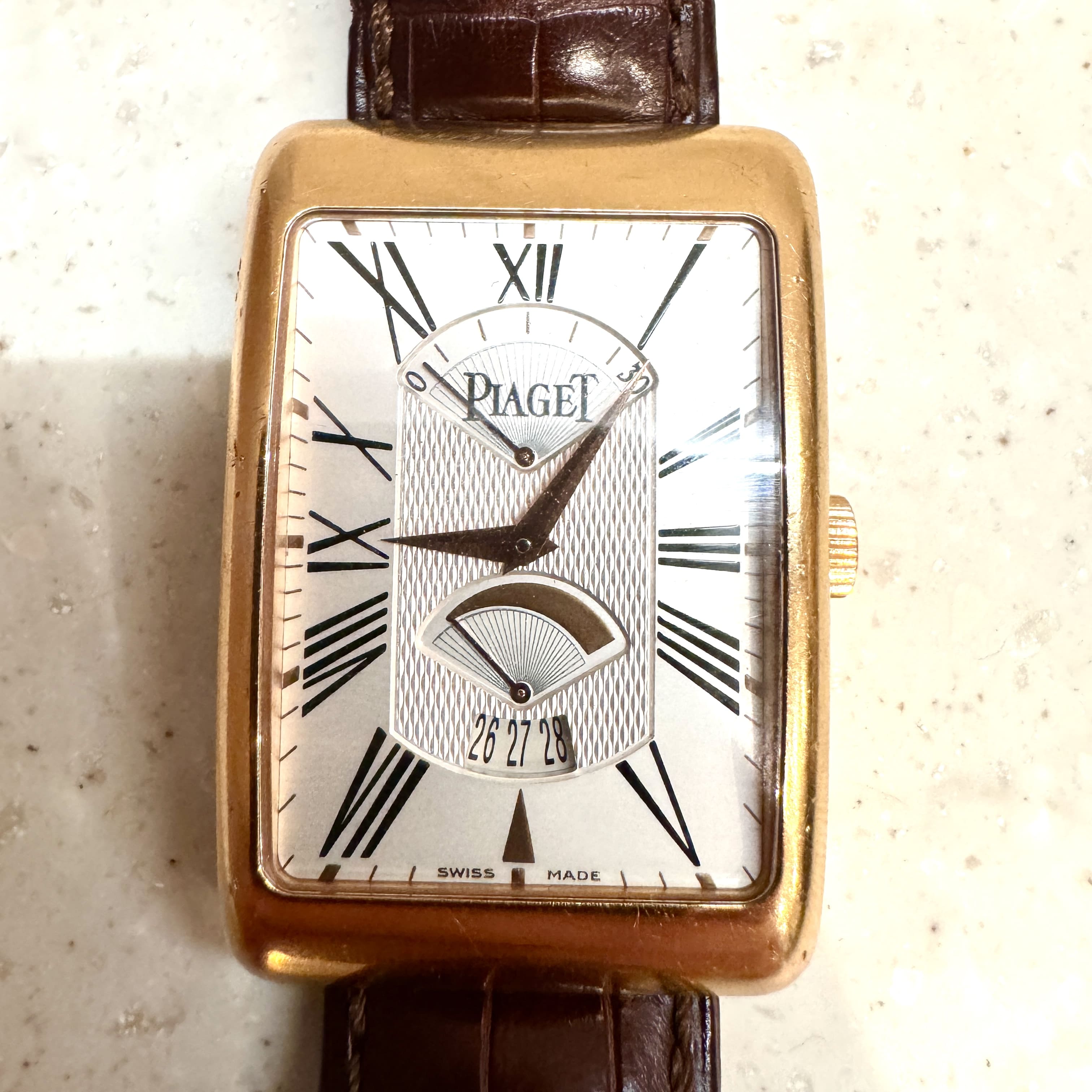 スイス PIAGET ピアジェ 腕時計 メンズ レクタングルアランシェンヌXL