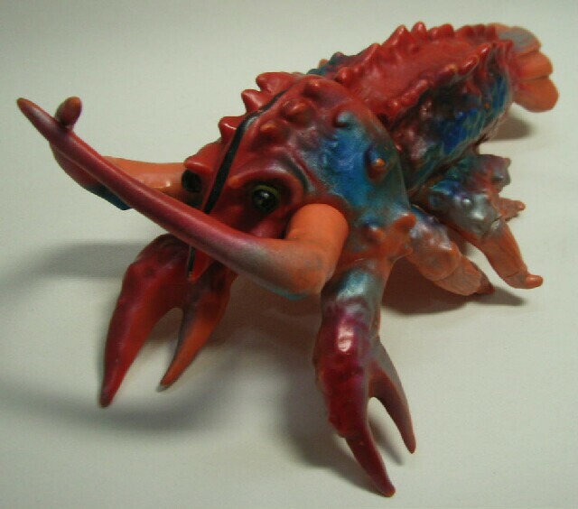 希少☆マルサン 1期 凶悪怪獣 エビラ（南海の大決闘） ソフビ人形