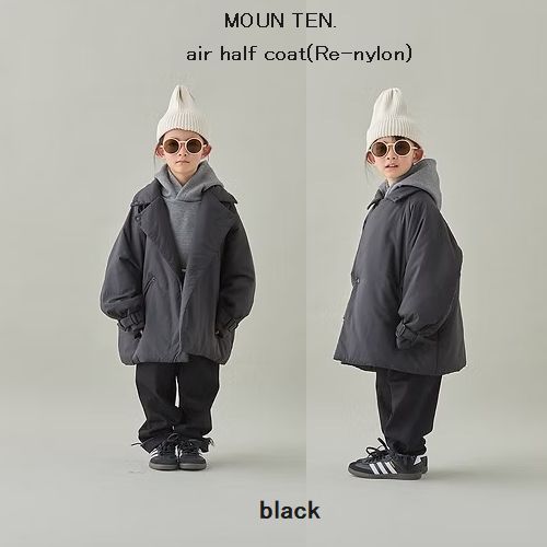 air half coat(Re-nylon) 中綿入りハーフコート【2025秋冬】MOUN TEN