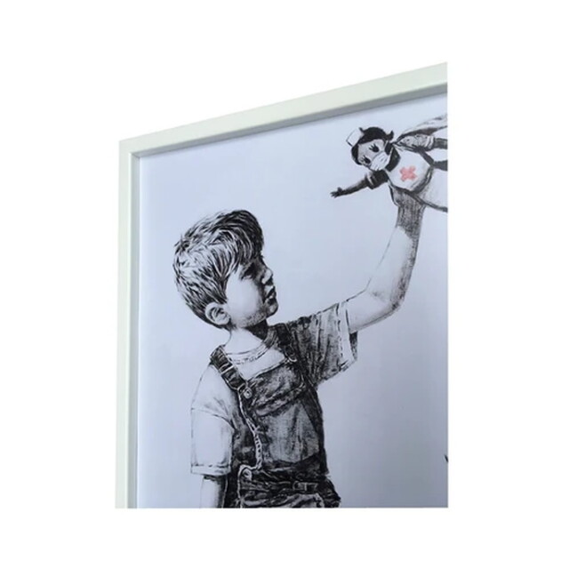 アートフレーム Banksy Game Changer バンクシー・ゲーム