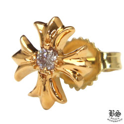 クロムハーツCHプラスピラミッドスタッドピアス22K|クロムハーツ通販