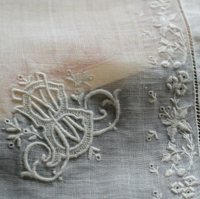 L2556 フランスアンティークボビンレースボーダー/レースエッジ 19世紀