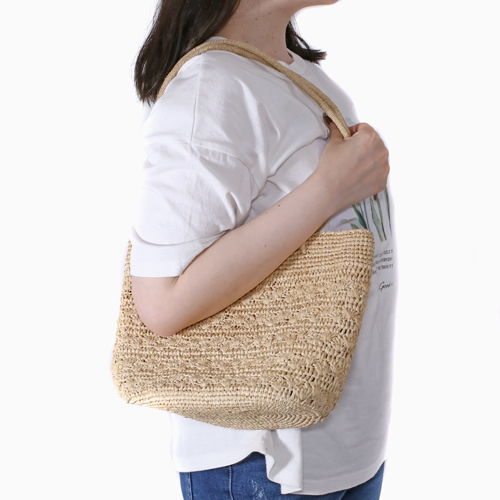 送料無料・消費税込】IVAHONA/イヴァオナ ラフィア かごバッグ