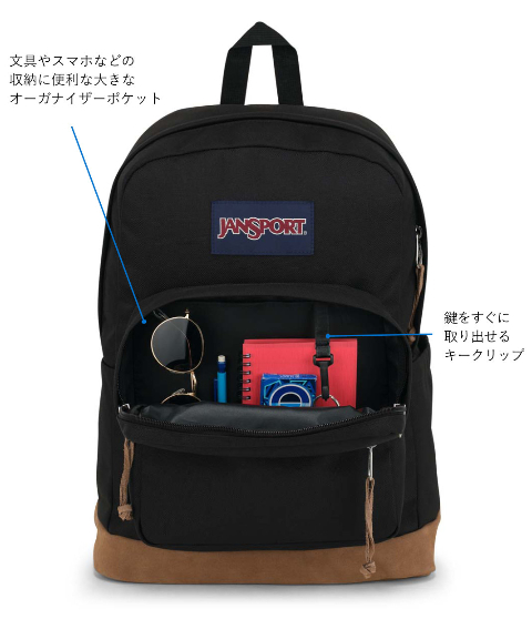 RIGHT PACK（ライトパック） BLACK（黒） |【公式通販】JANSPORT