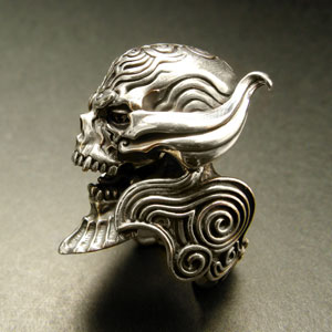 魔導輪ザルバ レッドアイ ver. 【サイズ変更+模様加工あり】