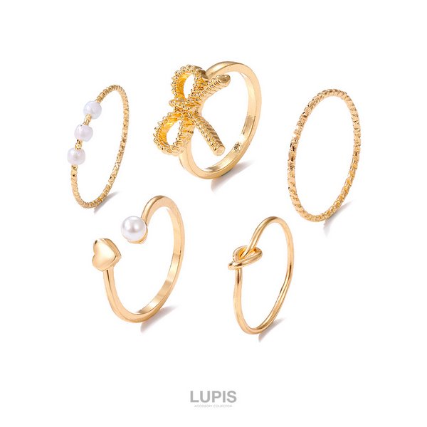 リボンリングセット - リング・指輪を激安で通販販売 | プチプラ