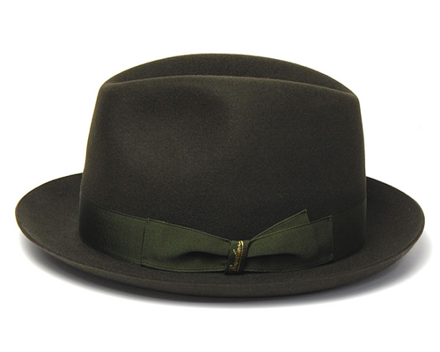 イタリア Borsalino(ボルサリーノ) ファーフエルトソフト帽 Umberto