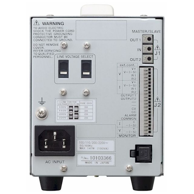 TEXIO 単出力直流安定化電源 (デジタル) PA36-3B 計測器ランド