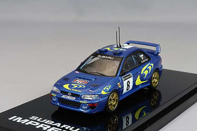 ホビージャパン 1/64 スバル インプレッサ WRC 1997 #3 (RAC RALLY)