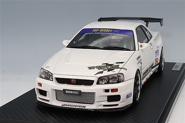 イグニッションモデル 1/18 トップシークレット GT-R (VR32) ホワイト