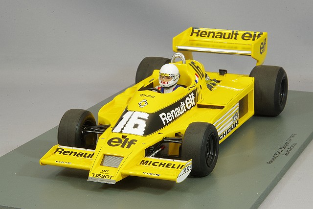 EXOTO 1/18 ルノー RE20 ターボ 1980 F1 フランスGP #16 R.アルヌー