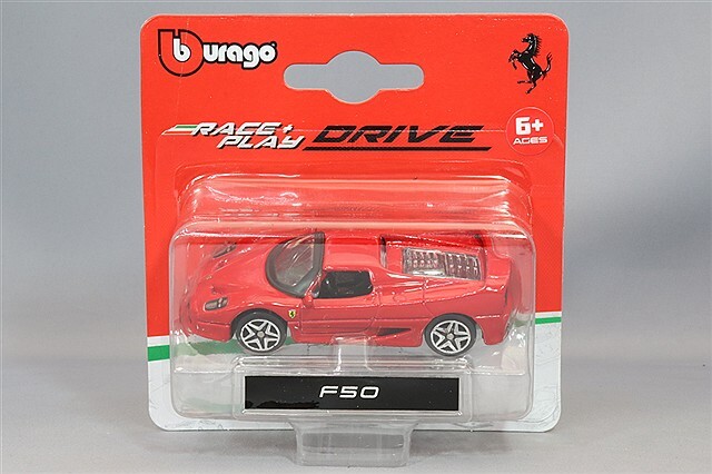 ブラゴ 1/64 フェラーリ F50 レッド