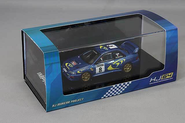 ホビージャパン 1/64 スバルインプレッサ WRC 1997 #8 (RAC RALLY)