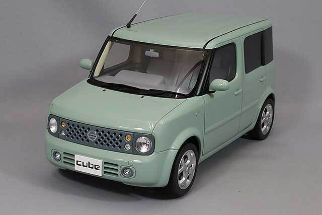 京商 samurai 1/18 日産 キューブ アクアミント