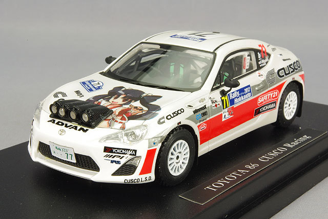 LA-X 1/43 トヨタ 86 CUSCO Racing 2012 ラリー北海道 JN-3 クラス