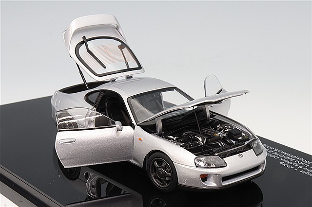 LCDモデル 1/43 トヨタ スープラ A80 シルバー