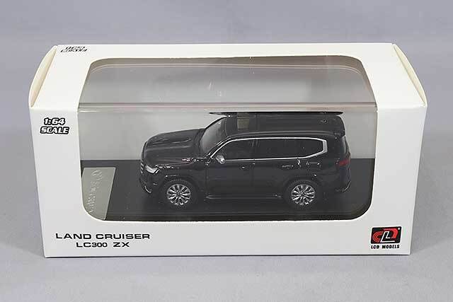 LCDモデル 1/64 トヨタ ランドクルーザー LC300-ZX ブラック