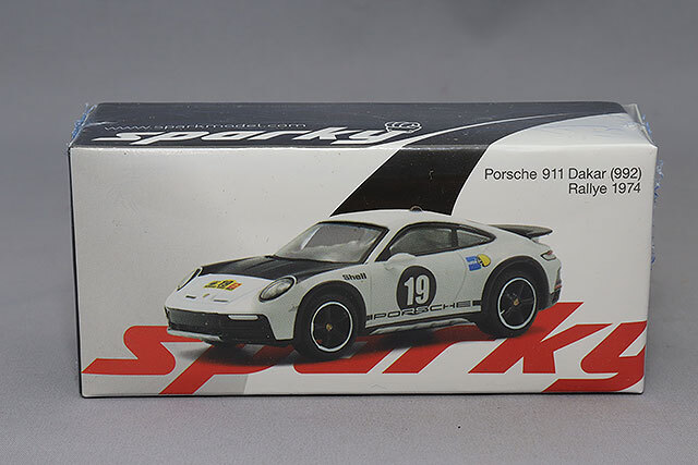 sparky x Tiny 1/64 ポルシェ 911(992) 1971 ダカールラリー #19