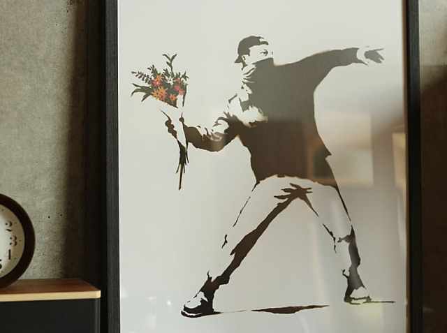 アートポスター Banksy (バンクシー) Molotov｜北欧・ヴィンテージ