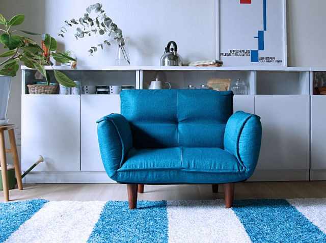 1人掛けリクライニングソファ FLAT（フラット）｜北欧・ヴィンテージ