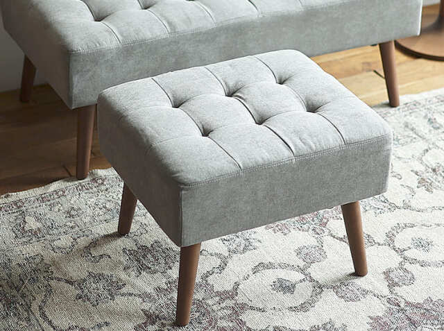 オットマン mild（ミルド）グレータイプ｜北欧・ヴィンテージ