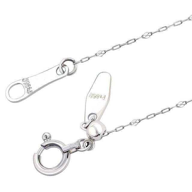 プラチナ チェーン ネックレス pt850 ファンタジア トビコマ 5:1 幅