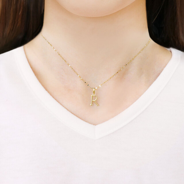 ペンダントトップ 英字 イニシャル レディース メンズ K18 18金