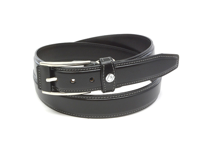 オックスフォードレザー 30mm幅 ピン式 ベルト 「ゴールドファイル