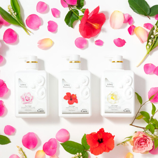 ラディアンスボディシャンプー ダマスクローズ 600ml｜Leivy Naturally
