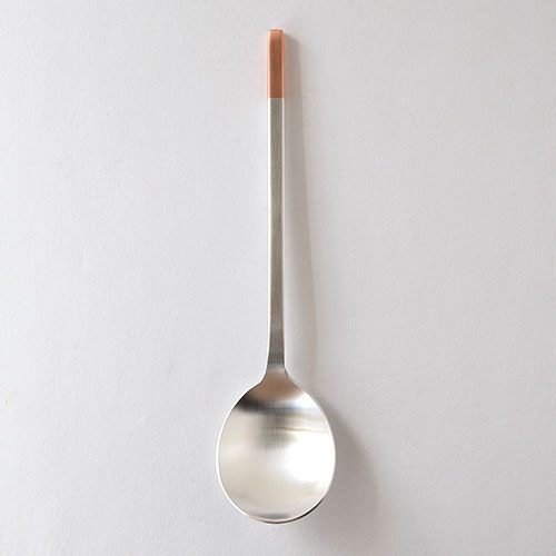 純銅銀仕上 デザートスプーン／工房アイザワ｜手しごと雑貨店 LienTe
