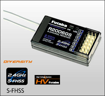 FUTABA R202GF 2ch-2.4GGz S-FHSS用地上用レシーバー（2HR標準