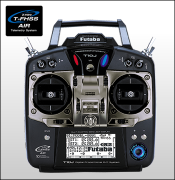 フタバ 10J （10ch-2.4GHz T-FHSS AIRモデル）飛行機用T/Rセット