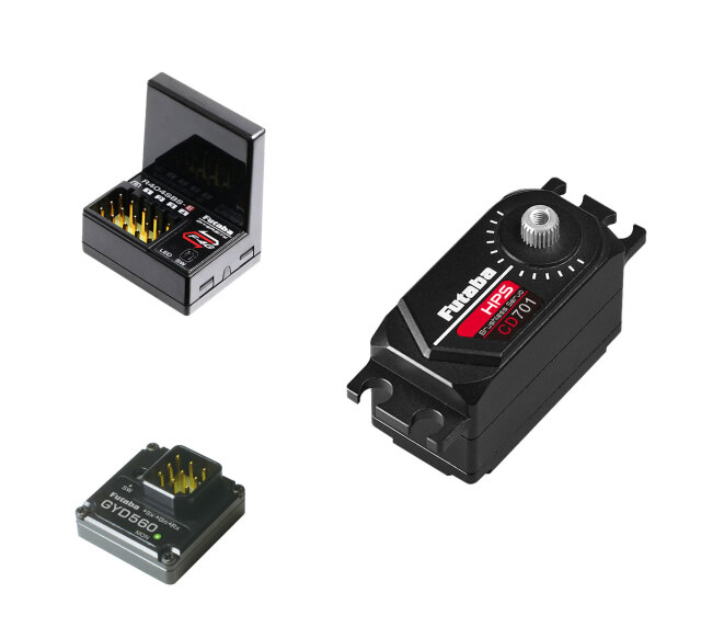 フタバ RSGセット レシーバーR404SBS-E+サーボHPS-CD701＋ジャイロ