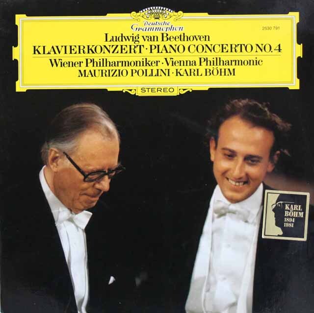 LP レコード ポリーニ、ベームのベートーヴェン/ピアノ協奏曲第4番 独