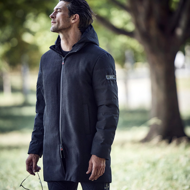 会員様限定OUTLET SALE]在庫限り LANATECコンビデザインフーデッド