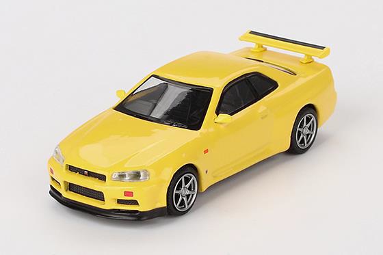 MINI GT 1/64 (ダイキャスト製) Nissan スカイライン GT-R R34 V