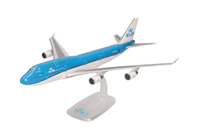 herpa wings 1/250 (プラスチック製) 747-400M KLMオランダ航空 PH-BFW