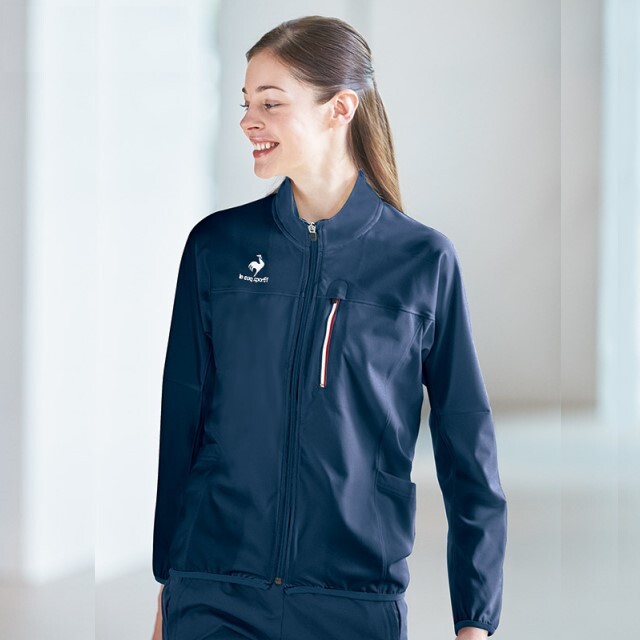 UZL1201 ルコックスポルティフ 介護ウェア ジャケット 男女兼用 長袖