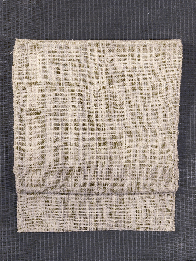 帯のアトリエ花邑 hanamura 銀座 「縞文様 葛布 名古屋帯」