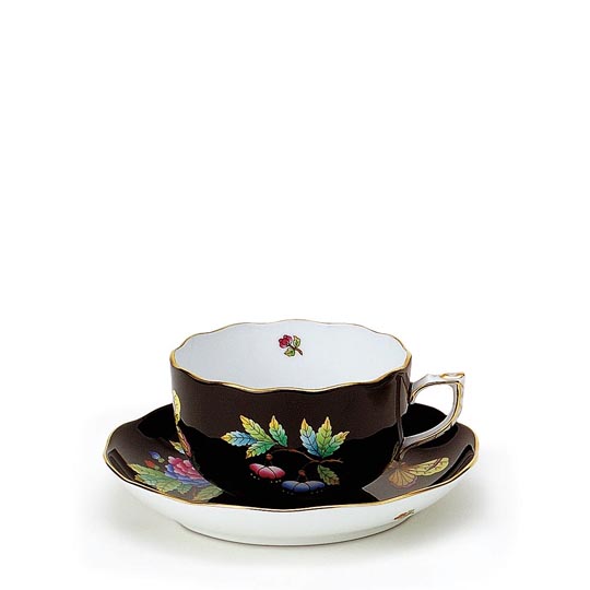 黒いヴィクトリア] ティーカップ&ソーサー