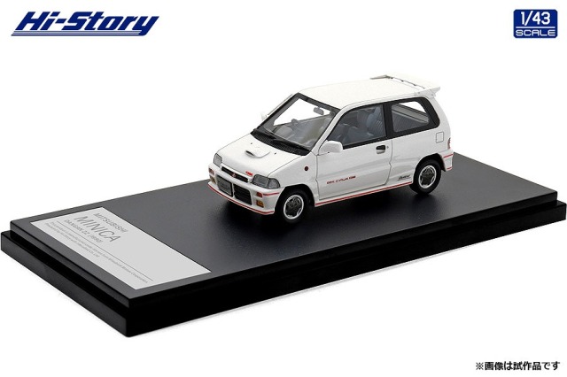Hi-Story 1/43 MITSUBISHI MINICA DANGAN ZZ (1990) ソフィアホワイト