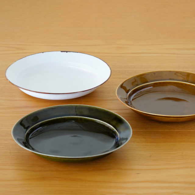 リム楕円（大）（3色）［皓洋窯］カレー、パスタ、抜群のサイズ感！皓